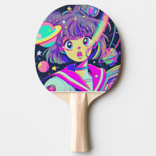 Kawaii Anime Girl Ping Pong Paddle