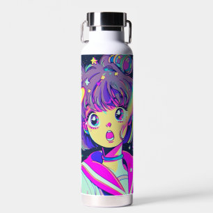 Kawaii Anime Girl Water Bottle