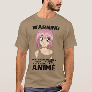 Kawaii Anime Girl with Pink Hair gift T-Shirt