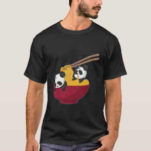 Kawaii Anime Japanese Ramen Noodles Panda Bear Gif T-Shirt