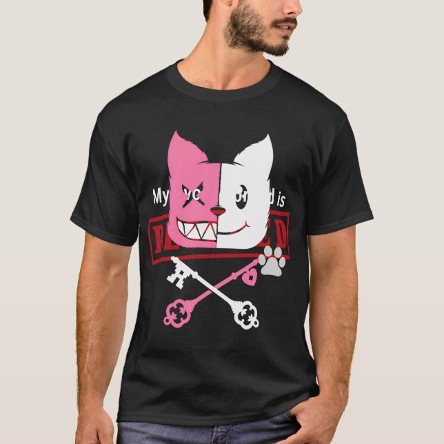 Kawaii Anime Neko Girl Yandere Menhera Chan Pastel T-Shirt (Front)