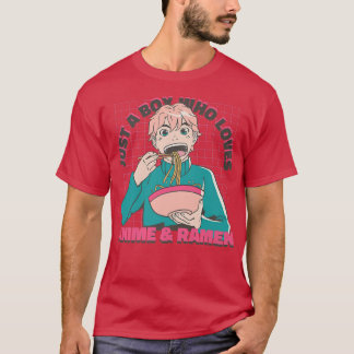 Kawaii Anime Otaku Just A Boy Who Loves Anime And  T-Shirt