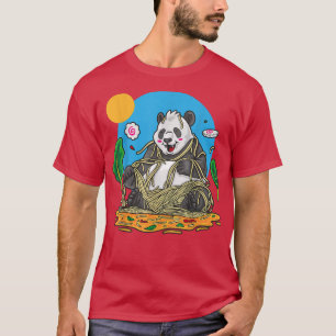 Kawaii Anime Panda Otaku Cute Funny Panda Bear Ram T-Shirt