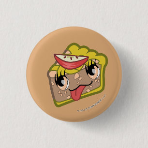 Kawaii Apple Pie Slice Button