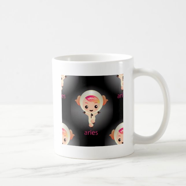 kawaii aries coffee mug (Right)