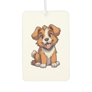 Kawaii Australian Shepherd Puppy Car Air Freshener