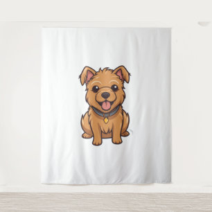 Kawaii Australian Terrier Puppy   Tapestry