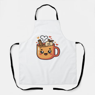 kawaii autumn tea Classic T-Shirt Apron