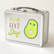 Kawaii avocado avo good day cute pun healthy food