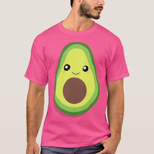 Kawaii Avocado T-Shirt (Front)