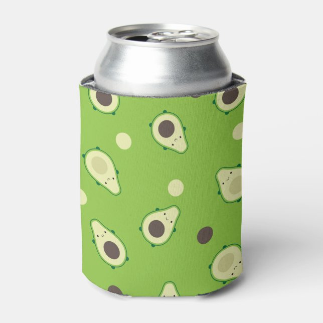 Kawaii Avocados Can Cooler (Can Front)