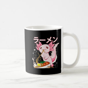Kawaii Axolotl Eating Ramen Noodles Anime Girls Te Coffee Mug