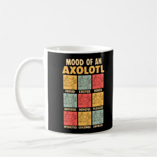 Kawaii Axolotl Mood Amphibian Joke Coffee Mug