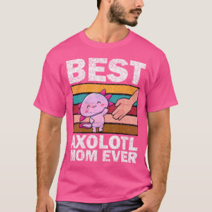 Kawaii Axolotl Mum Cute Women'S Kawaii Salamander T-Shirt