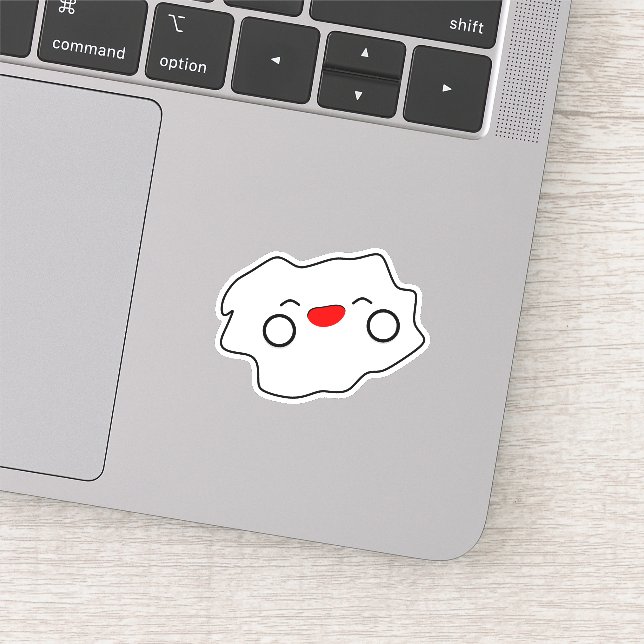 Kawaii Baby Cloud Vinyl Sticker (Detail)