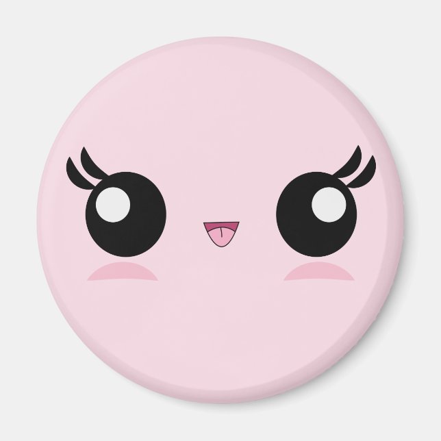 Kawaii Baby Face magnet (Front)
