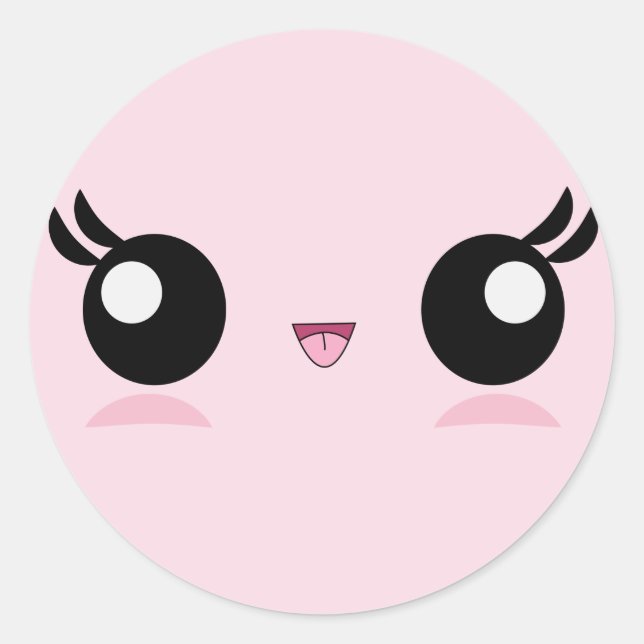 Kawaii Baby Face stickers (Front)
