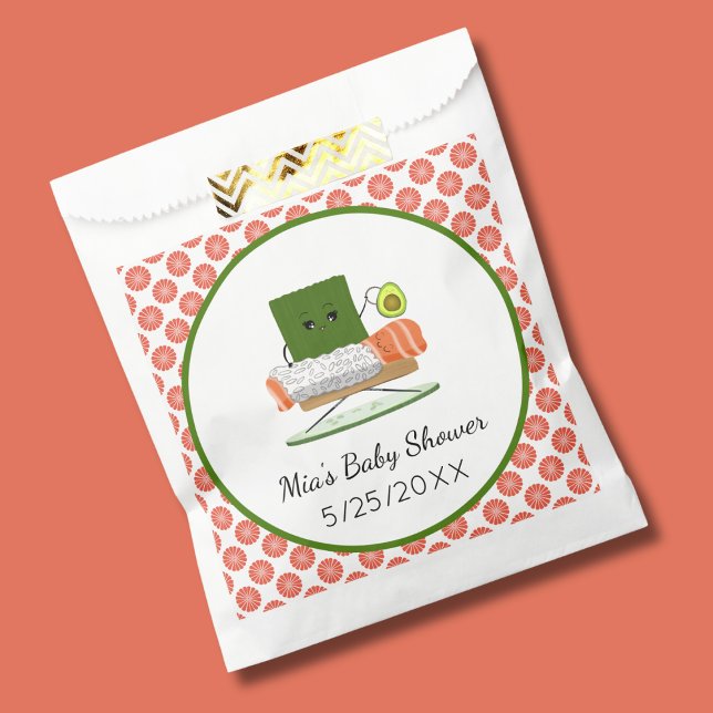 Kawaii Baby Shower: Sushi and Salmon Roll Theme Favour Bags (Creator Uploaded)