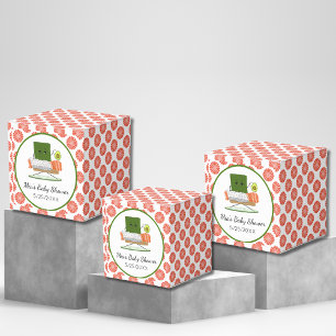 Kawaii Baby Shower: Sushi and Salmon Roll Theme Favour Box