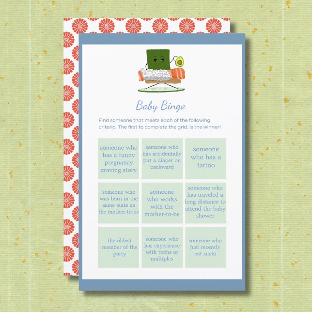 Kawaii Baby Shower: Sushi Baby Shower Game (Creator Uploaded)
