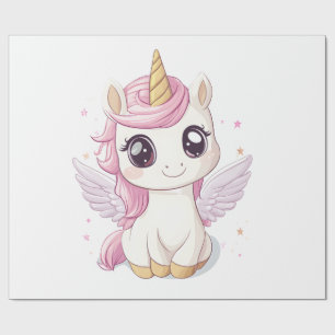 Kawaii Baby Unicorn (1) Wrapping Paper