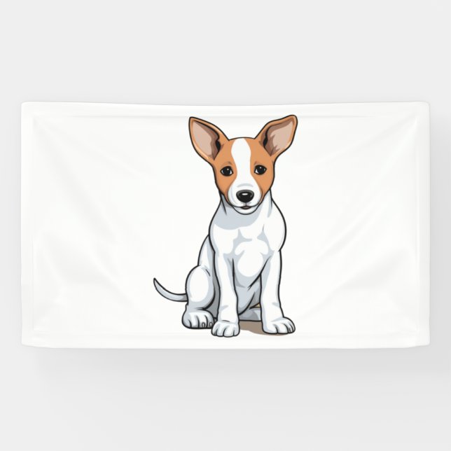 Kawaii Basenji Puppy   Banner (Horizontal)