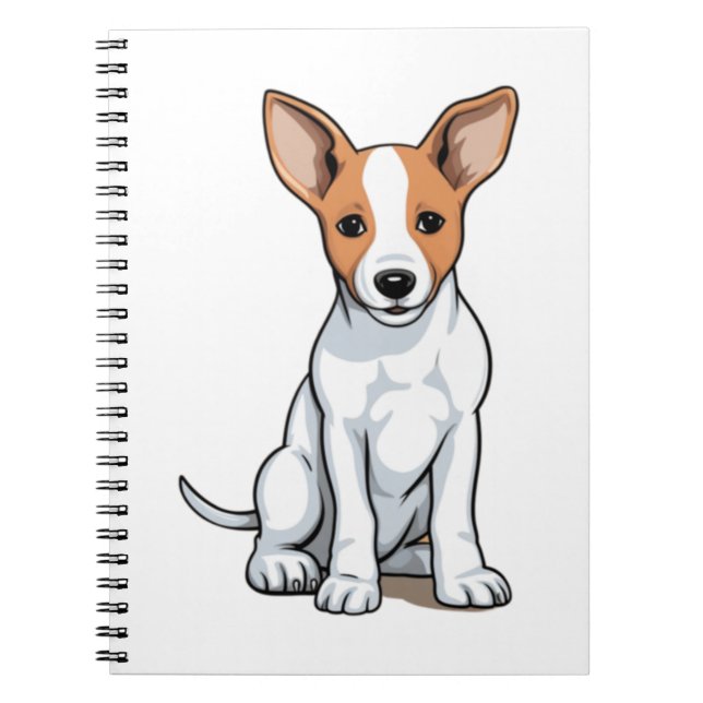 Kawaii Basenji Puppy   Notebook (Front)