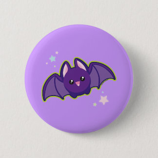 Kawaii Bat 6 Cm Round Badge