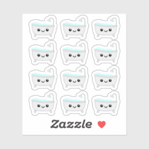 Kawaii Bathtub Spa Bath Time Reminder Bujo Planner