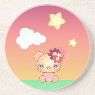 Kawaii Bear Coaster