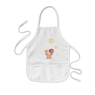 Kawaii Bear Kids Apron