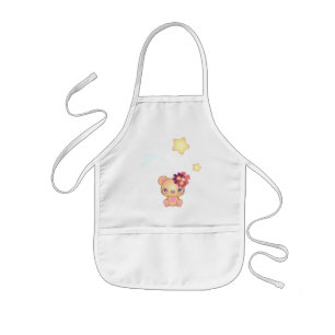 Kawaii Bear Kids Apron