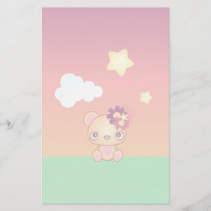 Kawaii Bear Stationery