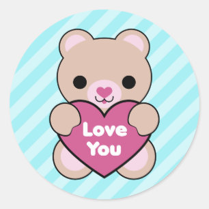 Kawaii Bear Stickers