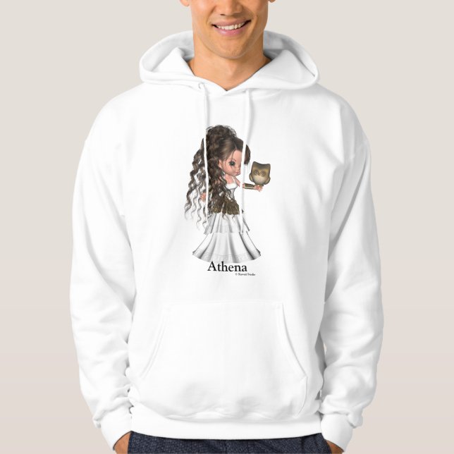 Kawaii Beautiful Athena Greek Goddess Shirt (Front)