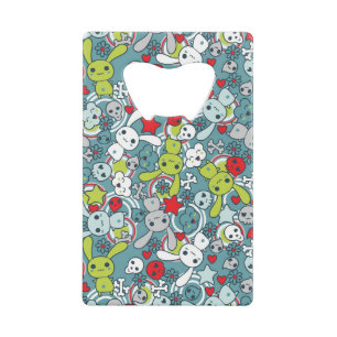kawaii blue pattern