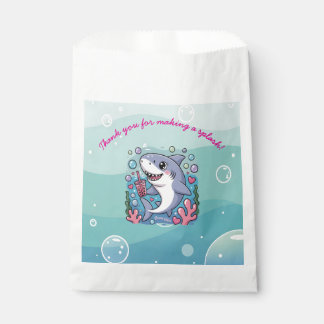 Kawaii Boba Shark "Ocean Vibes" Under The Sea Favour Bags