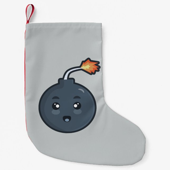 Kawaii Bomb Small Christmas Stocking (Front)