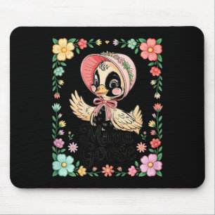 Kawaii Bonnet Farmhouse Style Mama Goose Mouse Mat