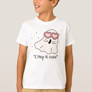 Kawaii boo, cute spooky halloween T-Shirt