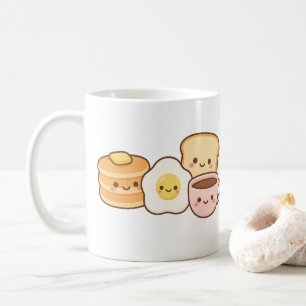 Kawaii Breakfast Squad” Cute Food Mug