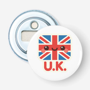 Kawaii British Flag – Cute UK Design Bottle Opener