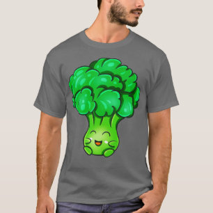 Kawaii Broccoli Cute Vegetables Veggie Fun Food T-Shirt