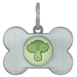 Kawaii Broccoli Pet ID Tag