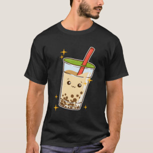 Kawaii Bubble Tea Boba Milk Tea Tapioca T-Shirt