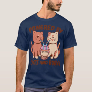 Kawaii Bubble Tea Cats - Funny Boba Tea  1188 T-Shirt