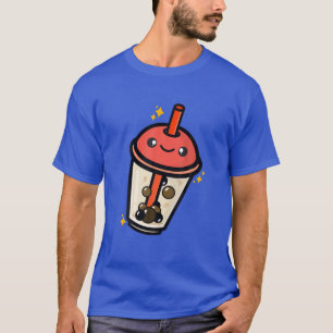 Kawaii Bubble Tea Cup Boba Tea Gifts Women Graphic T-Shirt