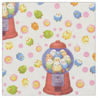 Kawaii Budgie Gumball Pastel Pattern