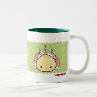 Kawaii Bun Two-Tone Coffee Mug