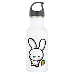 Kawaii Bunny and Carrot 532 Ml Water Bottle